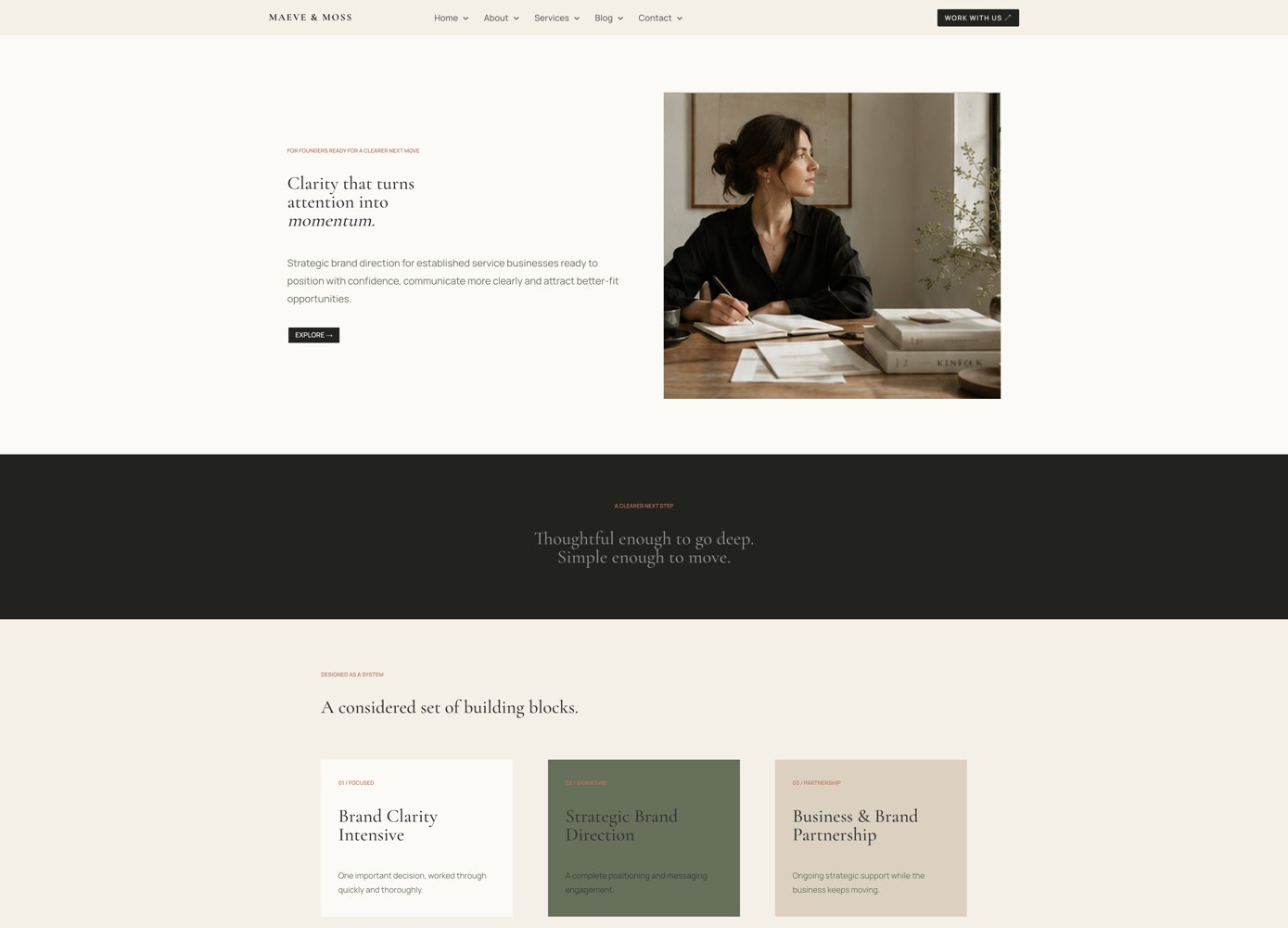 Echte Etsy-productafbeelding van Maeve & Moss