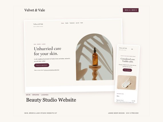 Echte Etsy-productafbeelding van Velvet & Vale